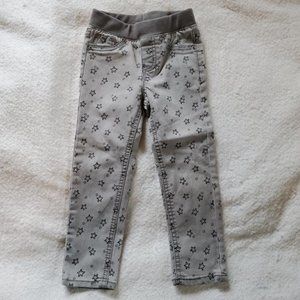 Cat & Jack Stars Jeggings, Sz 3T